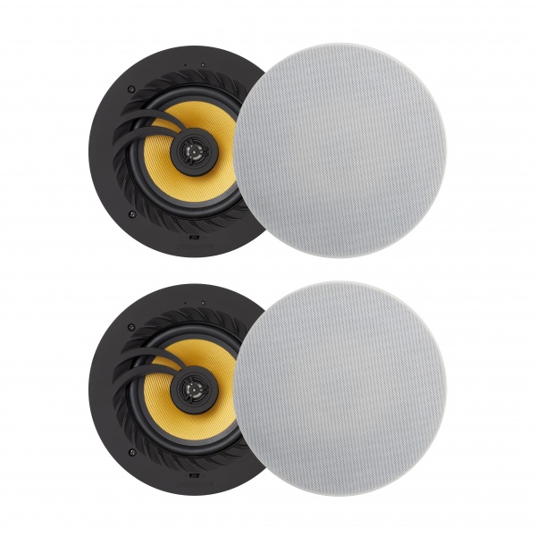 Lithe Audio Bluetooth 5 Wireless 6.5'' Ceiling Speaker (2 Master And 2 Passives)